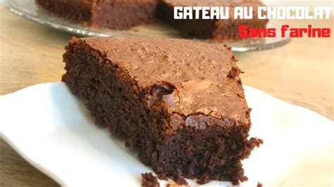 La croute un peu sèche cache un coeur moelleux et intense. GÂTEAU AU CHOCOLAT SANS FARINE - YouTube