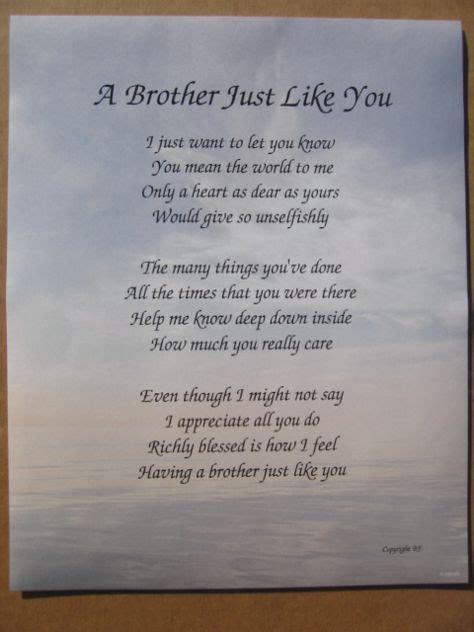 quotes about poems about brother love availability in stock with images brother quotes
