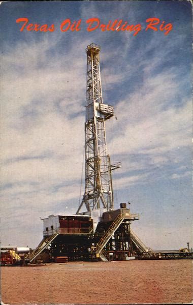 Texas Oil Drilling Rig Oil Wells