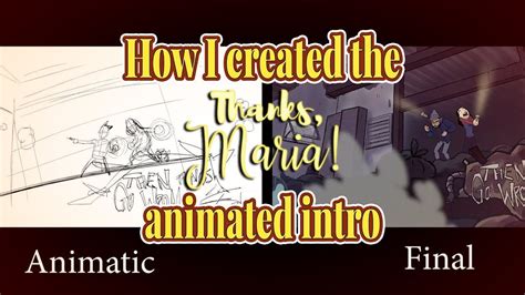 Thanks Maria Animated Intro Process Youtube Intro Animation