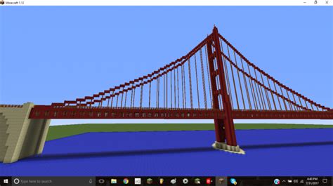 Golden Gate Bridge 13 Scale Minecraft Project