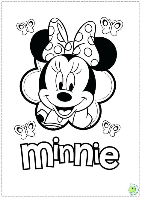 Free Printable Minnie Mouse Coloring Pages At Getcolorings Free