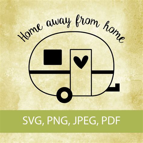 Home Away From Home, Camping SVG - Etsy UK