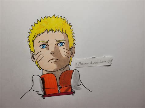 1st Time Drawing Adult Naruto Rnaruto