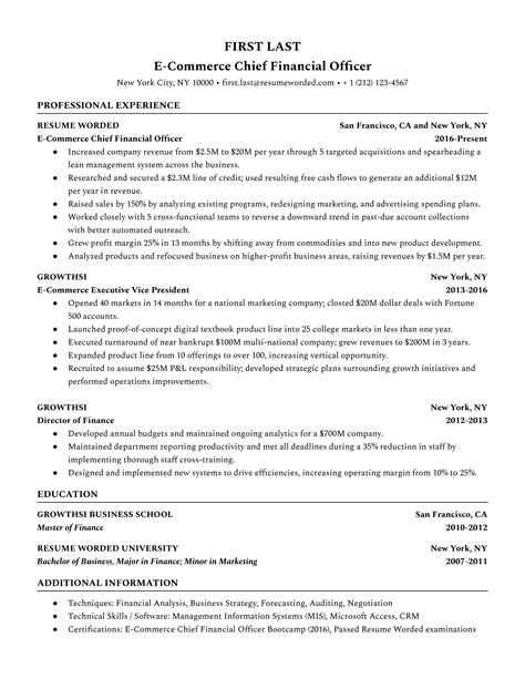 How To Write An Executive Resume The Definitive 2023 Guide