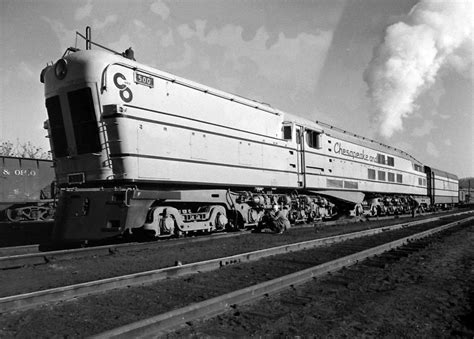 One Of 3 Unusual Steam Turbine Electric Locomotives Built For The