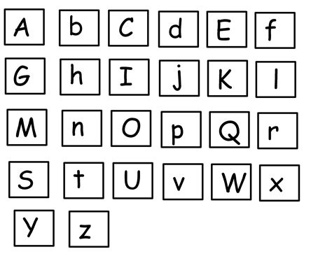 Printable Letters Cut Out Printable Alphabet Letters Contented At