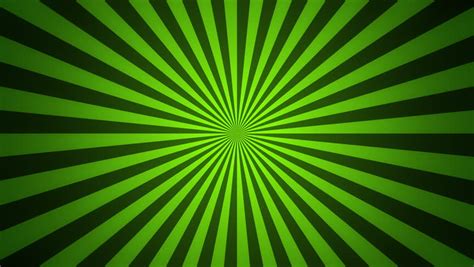 Green Striped Sunburst On A Gradient And Rotating Royalty Free Video
