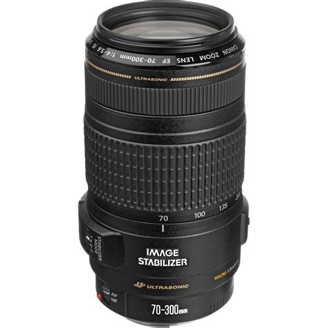 Canon EF 70-300mm f/4-5.6 IS USM Lens 0345B002 B&H Photo Video