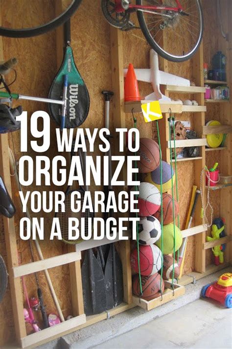 Cheap Garage Organization Ideas To Get Your Act Together Garage Organization Diy Garage
