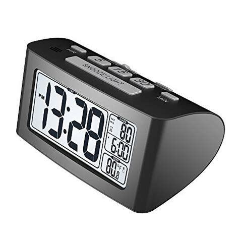 Xihaiying Digital Silent Small Travel Desk Clocks Battery Operatedlarge Numbers Alarm Clocks