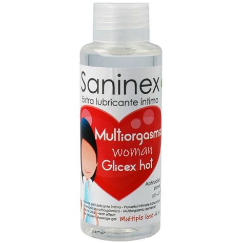 Saninex Multiorgasmic Woman Glicex Hot 4 En 1 100 Ml Seductime Sex Shop