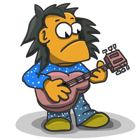 Guitariste Shaggy La Star Du Rock · Image Gratuite Sur Pixabay