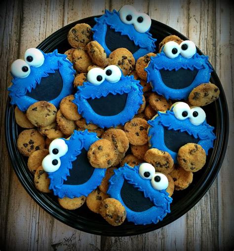 Cookie Monster Plate Letties Labor Of Love Festa Cookie Monster
