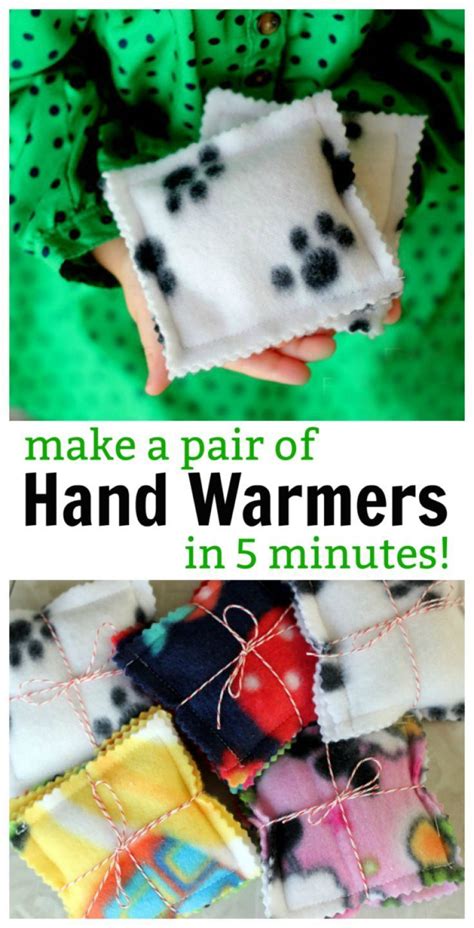 Here Is A Quick Easy And Cozy T Idea 5 Minute Fleece Hand Warmers