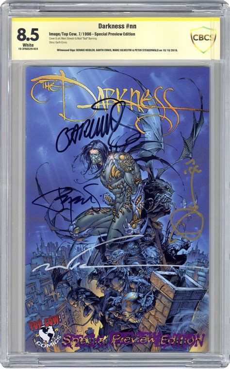 Darkness 1996 1st Series Special Preview Edition Comic Books Graded