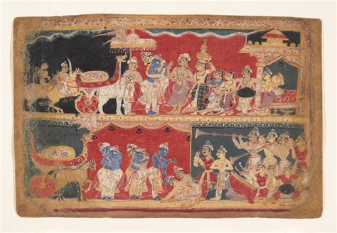 The Met Asian Art On Twitter Krishna Is Welcomed Into Mathura Page