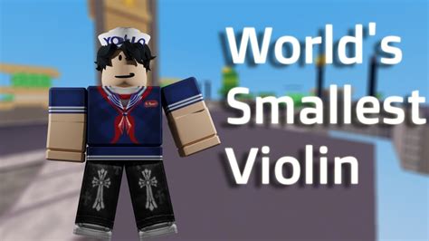 Worlds Smallest Violin Roblox Bedwars Montage Youtube