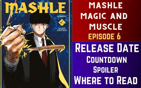 Mashle Magic And Muscles Episode Release Date Preview Where