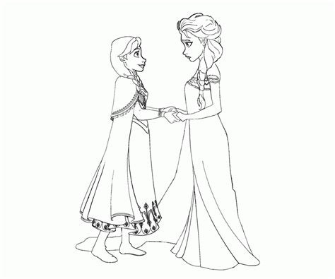 Disney Frozen Coloring Pages Anna