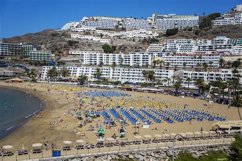 Puerto Rico Beach At Gran Canaria Spain Editorial Image Image Of