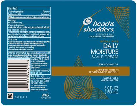 Head And Shoulders Royal Oils Daily Moisture Scalp Cream