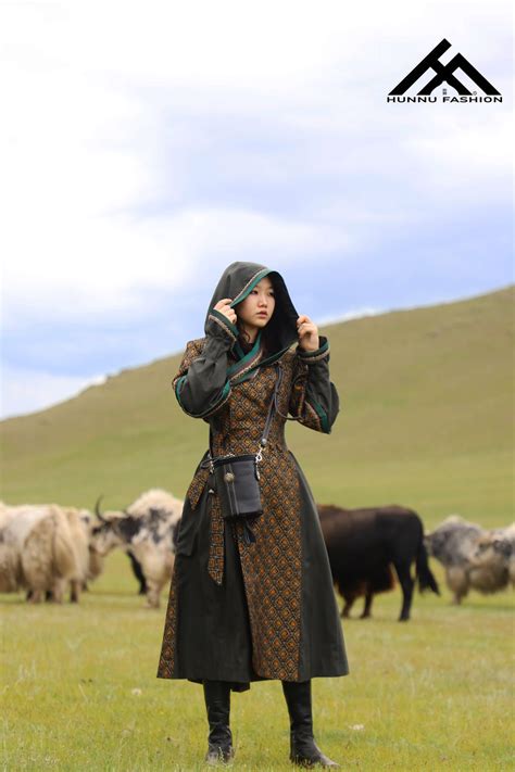 Mongolian Deel Traditional Costume By Hunnu Fashion Unique Vintage
