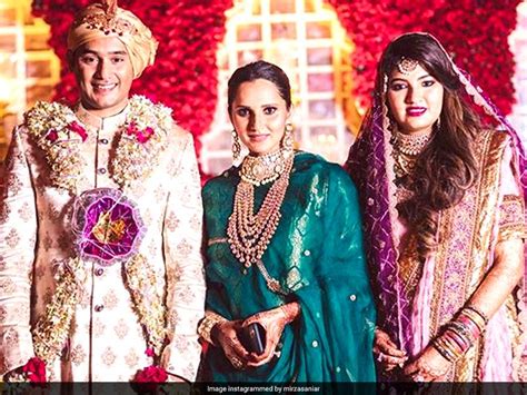 Sania Mirzas Sister Anam Marries Mohammad Azharuddins Son Asad