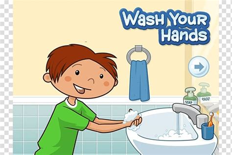 Hygiene Child Hand Washing Cleanliness Child Transparent Background