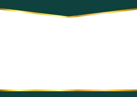 Simple And Elegant Certificate Border In Green Png Transparent Images