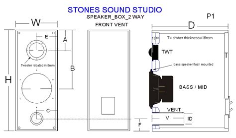 2 Way Speaker Box Design | Electronic Schematic Diagram