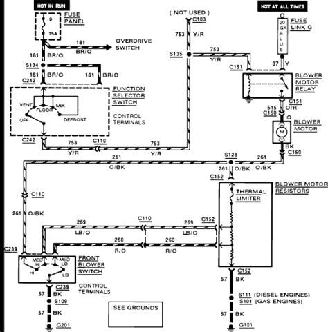 Where can i get a diagram of a 1991 ford econoline e250 ...