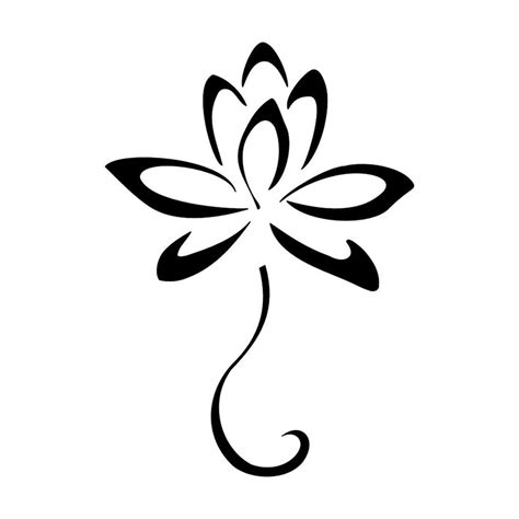 Simple Lotus Flower Tattoo Designs 4 Arsha Drishti