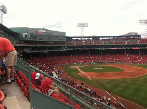 It makes so beautiful color combination inspired from this image. Fenway Park, section Right Field Roof Deck Box 31, row D ...