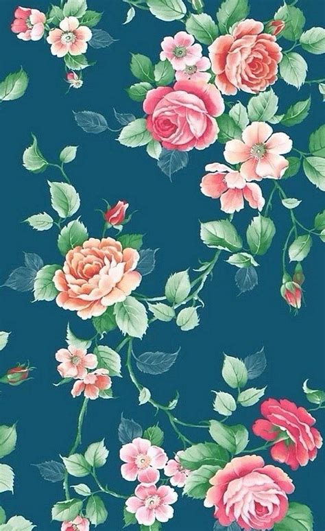 Blue Floral Pattern Wallpapers Top Free Blue Floral Pattern