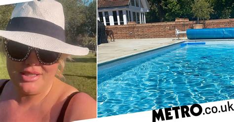 Gemma Collins Shares Powerful Message As She Enjoys Pool Day At Home
