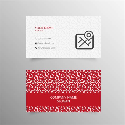 Elegant Red Business Cards Template By Creativedesign