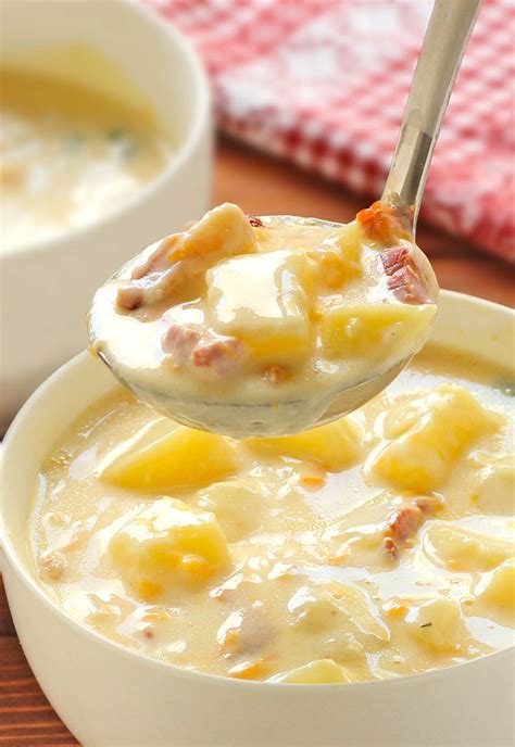 Creamy Potato Soup Recipe Creamy Vegan Potato Soup Loving It Vegan