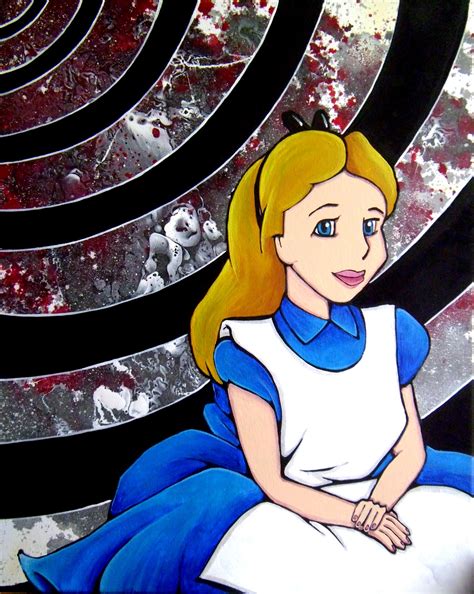Alice In Wonderland Painting Daryl Hobson Artwork