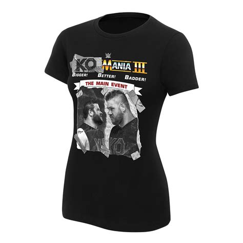 Kevin Owens Ko Mania 3 Womens Authentic T Shirt Pro Wrestling Fandom
