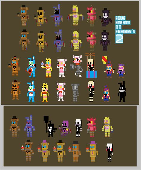 Five Nights At Freddys 2 Sprites Rfivenightsatfreddys