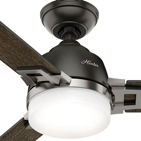 Hunter Fan 48 Leoni 3 Blade Ceiling Fan With Remote And Light
