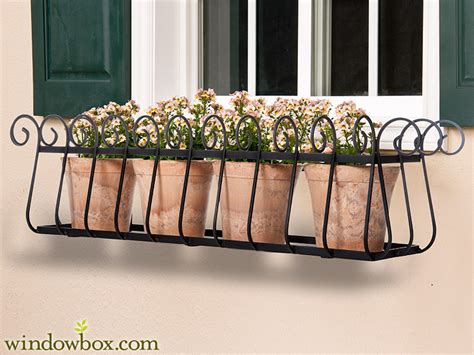 Zinc metal gray rectangular vases industrial look finished galvanized window box planters minimalist for nurseries, garden, multiple sizes. Heatherbrook Window Box Cage (Square Design), Easy Install