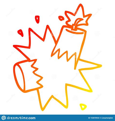 The best selection of royalty free dynamite exploding vector art, graphics and stock illustrations. A Creative Warm Gradient Line Drawing Cartoon Dynamite ...