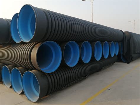 Sn8 Sn4 300mm 800mm 500mm Double Wall Corrugated Hdpe Plastic Culvert