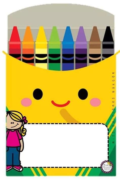 Pin De Alexia Soto En Crayola Imprimibles Para Preescolar Etiquetas