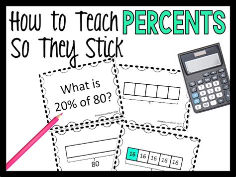 How To Teach Percents So They Stick Make Sense Of Math