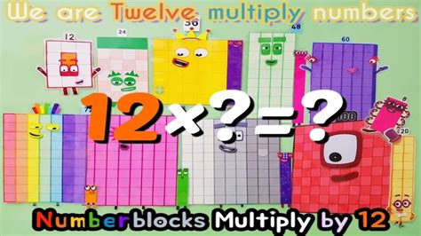 Numberblocks Super Rectangle 12 Math Learning Youtube