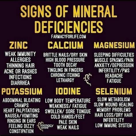 Minerals 1 Zinc 2 Calcium 3 Magnesium 4 Potassium 5 Iodine