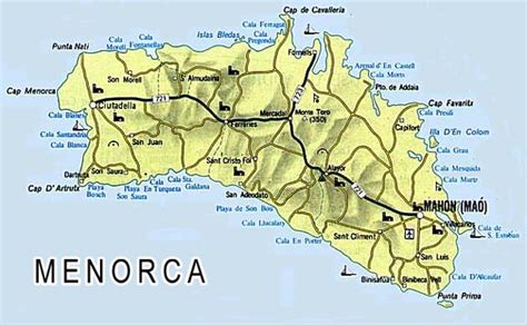 Majorca And Menorca Maps